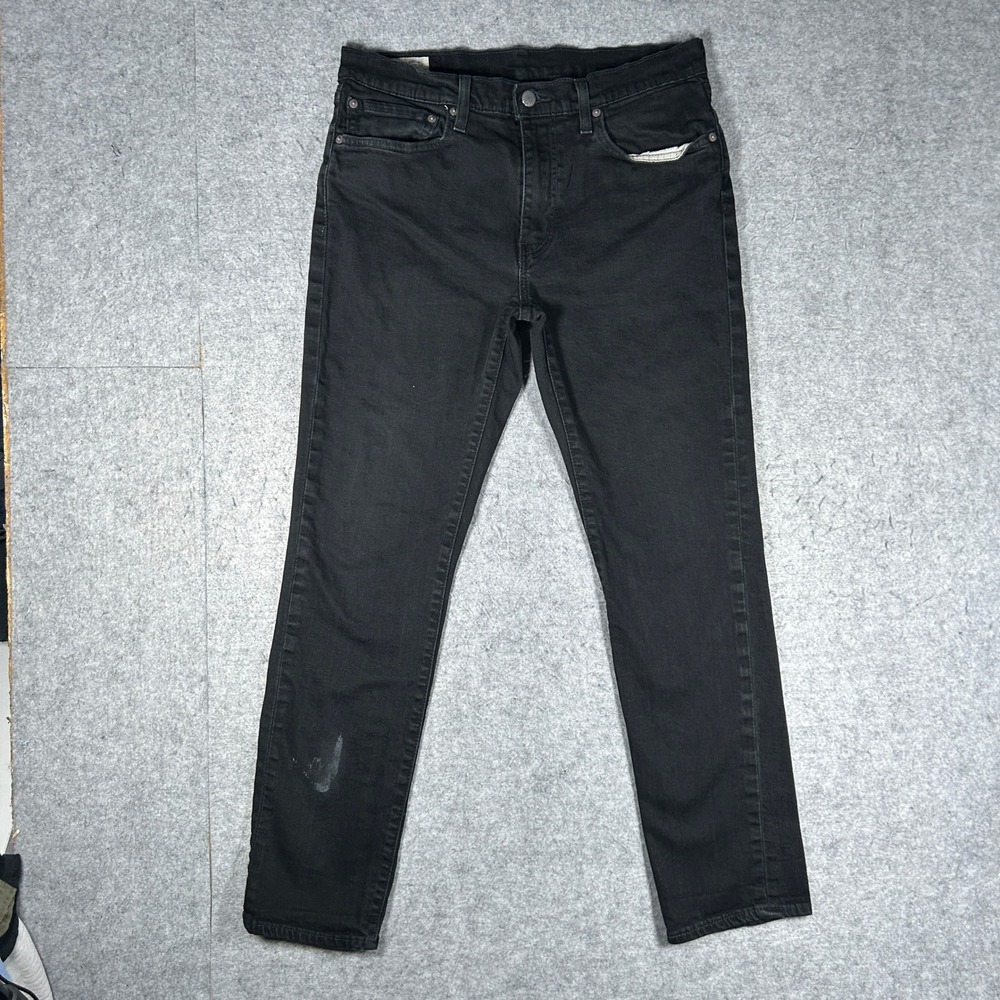 Levi's Denim Jeans Mens W34 L32 Black 511 Slim Fit Stretch Casual Modern
